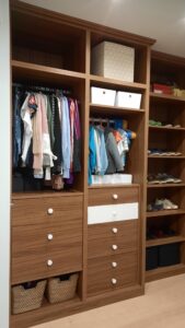 Organización de vestidores en Valencia
