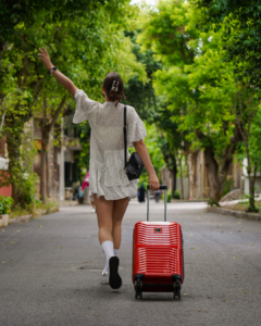 hacer la maleta y feliz viaje